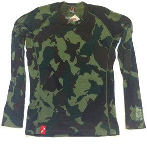 Icebreaker Oasis Crewe Printed Medium NWT